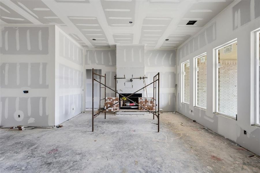 In-progress construction of a new home in , Hewitt, TX (Image 3).