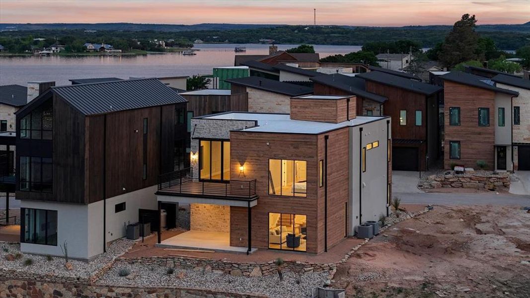 Exterior details and patio area of a home in , Graford (Image 25).