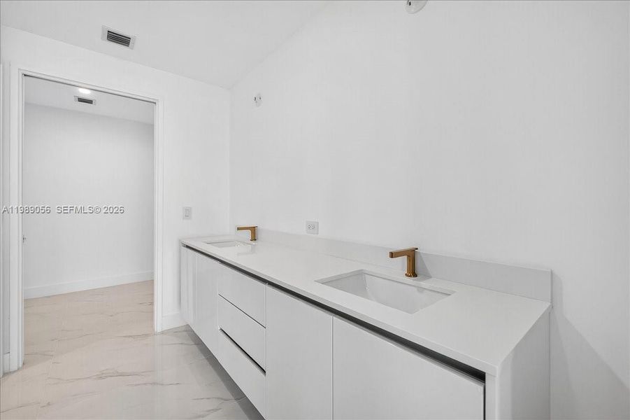 Furnished interior view inside a new home in , Miami (Image 10).