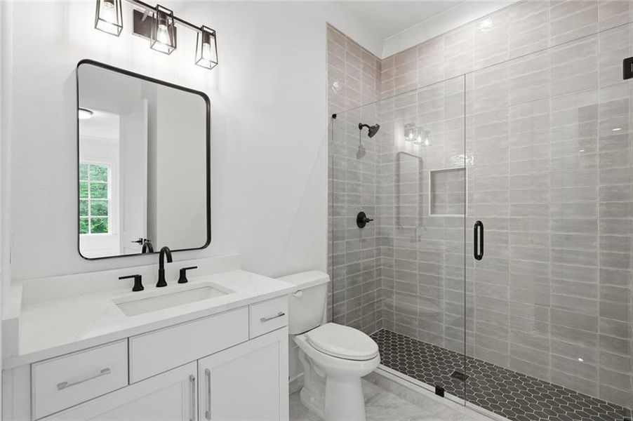 Furnished interior view inside a new home in , Suwanee (Image 38). Furnished interior view inside a new home in , Suwanee (Image 38).