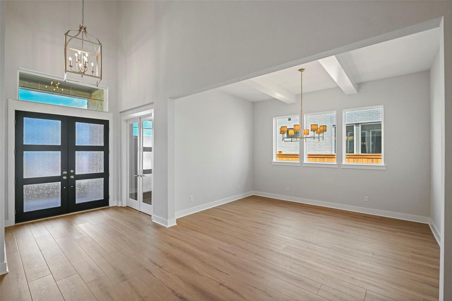 Spacious, unfurnished interior of a new home in Bridgeland 80′, Cypress (Image 18). Spacious, unfurnished interior of a new home in Bridgeland 80′, Cypress (Image 18).