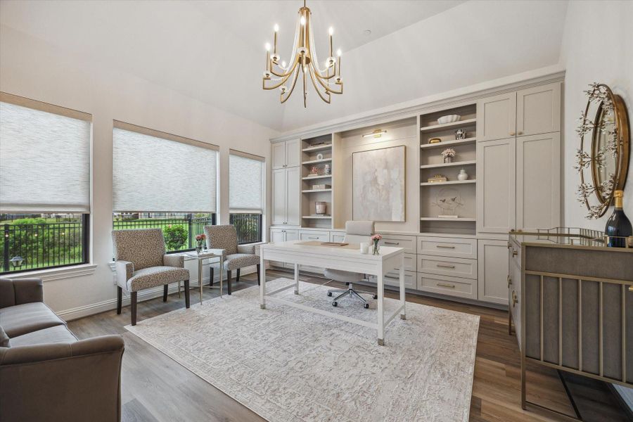 Stunning executive office with breathtaking water views Stunning executive office with breathtaking water views