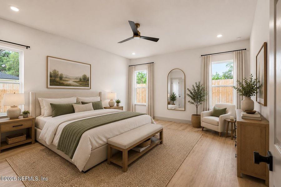 Furnished interior view inside a new home in , Orange Park (Image 14).