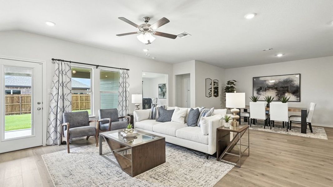Furnished interior view inside a new home in Waverly Estates, Josephine (Image 5).