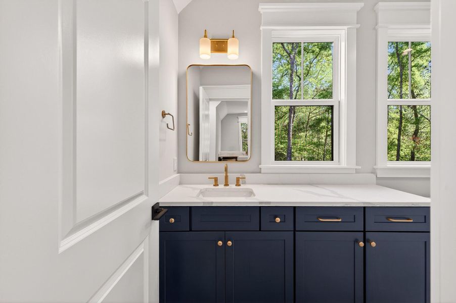 Furnished interior view inside a new home in Yellow House Landing, Charleston (Image 10).