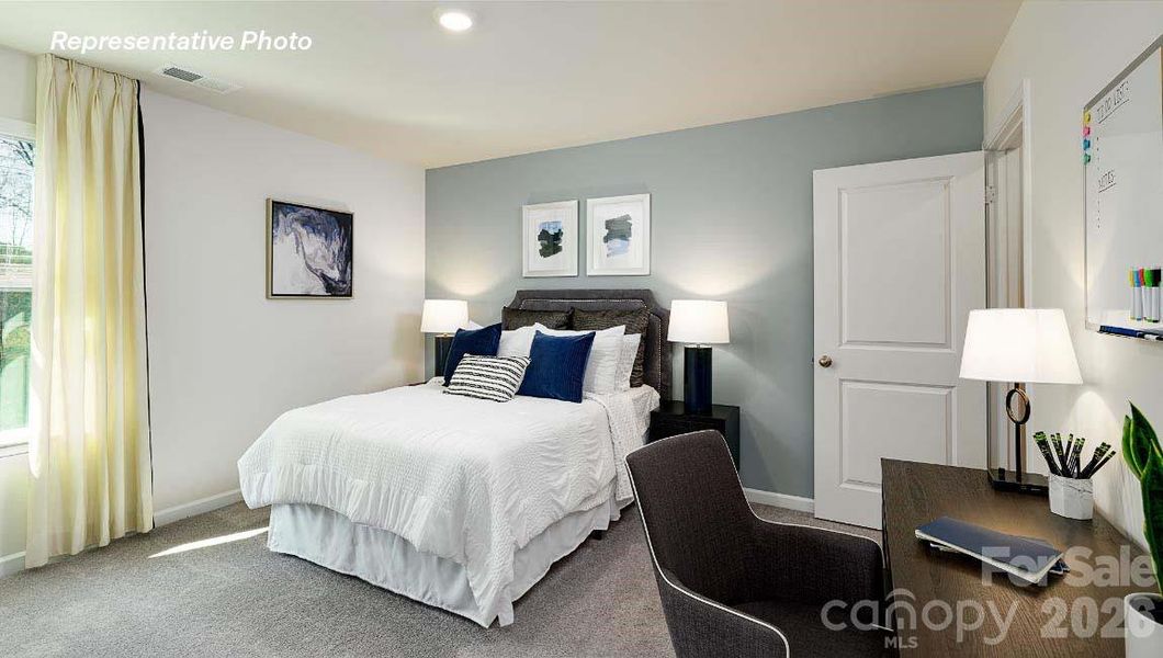 Furnished interior view inside a new home in Secrest Commons, Monroe (Image 8).