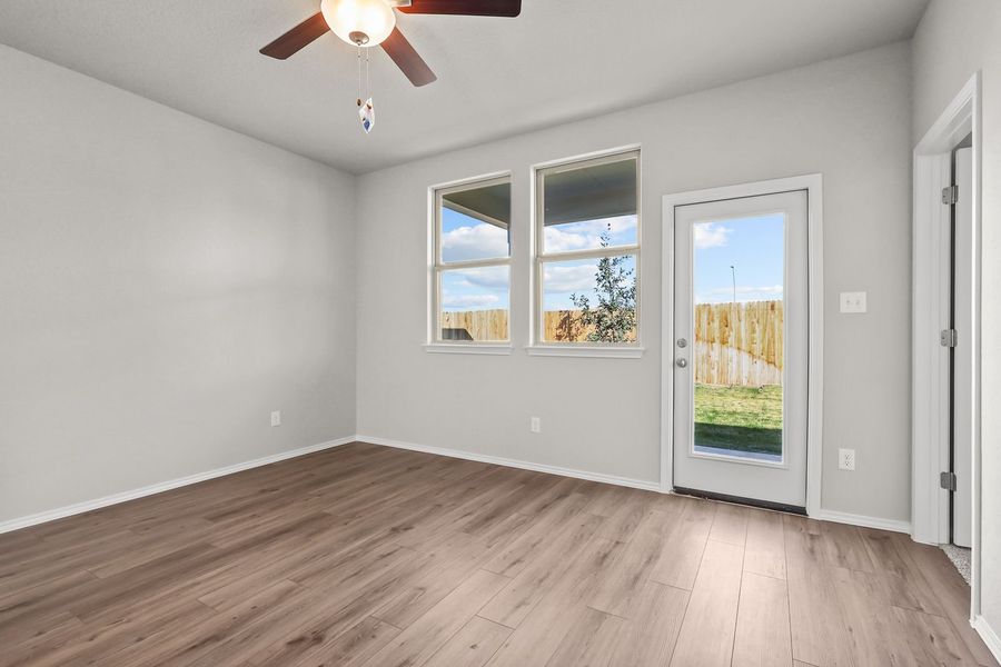 Representative unfurnished interior of a home built from the The Frio F by Davidson Homes LLC in Heartland, Heartland (Image 17). Representative unfurnished interior of a home built from the The Frio F by Davidson Homes LLC in Heartland, Heartland (Image 17).
