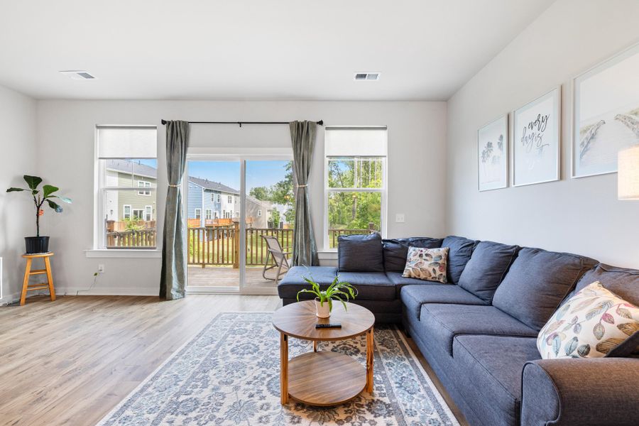 Furnished interior view inside a new home in , Hanahan (Image 15). Furnished interior view inside a new home in , Hanahan (Image 15).