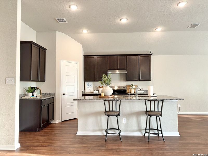 Furnished interior view inside a new home in Jordan's Ranch, San Antonio (Image 7).