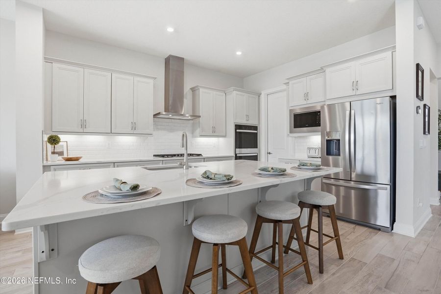 Furnished interior view inside a new home in RiverTown, St. Johns (Image 9).
