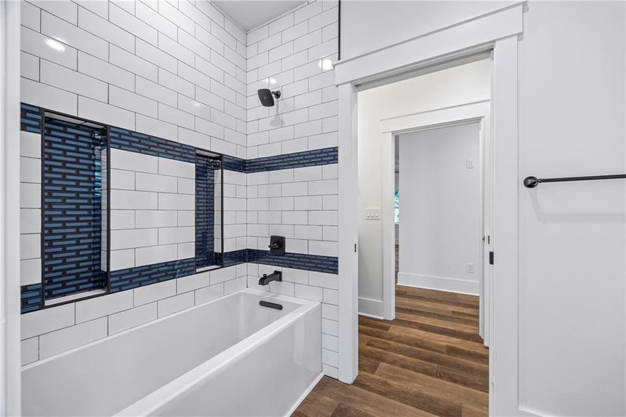 Furnished interior view inside a new home in , Flowery Branch (Image 69).