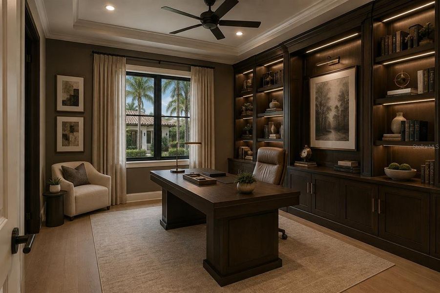 Furnished interior view inside a new home in , Odessa (Image 16).