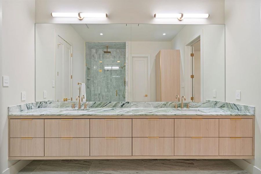 Yeah, this vanity is everything you've been looking for! Brilliantly lit for ease in putting on makeup or making sure you are ready for work or an evening out.