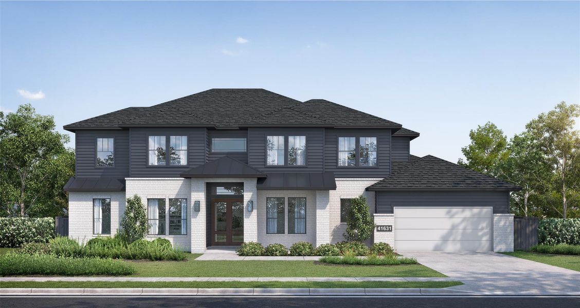 Front exterior of a new home in Colton, Todd Mission, TX, highlighting curb appeal (Image 8). Front exterior of a new home in Colton, Todd Mission, TX, highlighting curb appeal (Image 8).