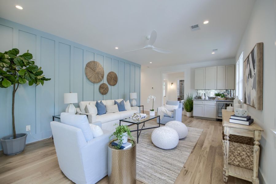 Furnished interior view inside a new home in , Mount Pleasant (Image 15).