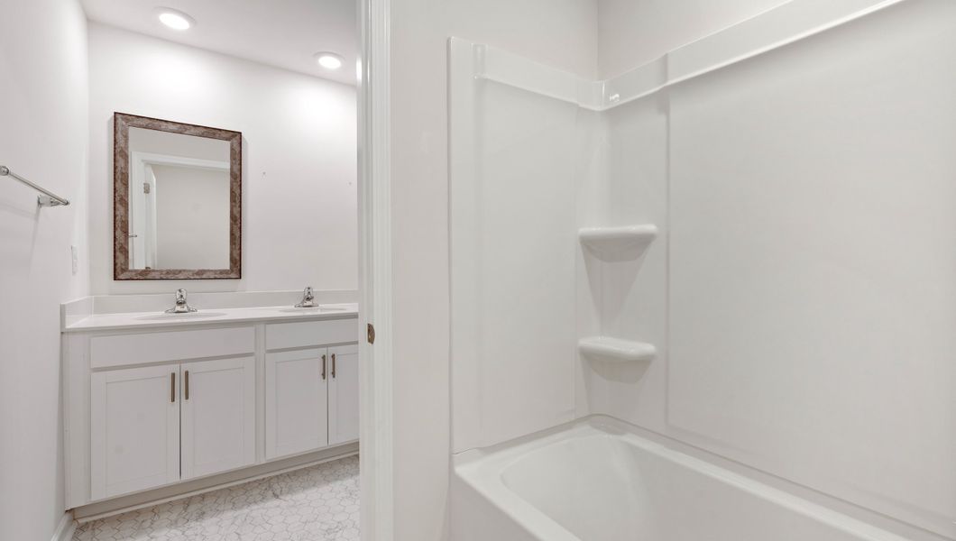 Furnished interior view inside a new home in Durbin Meadows Traditions, Fountain Inn (Image 13).