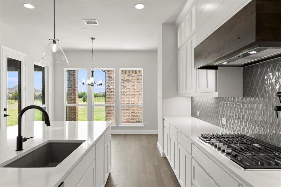 Furnished interior view inside a new home in Las Brisas at Stoney Creek, Sunnyvale (Image 7). Furnished interior view inside a new home in Las Brisas at Stoney Creek, Sunnyvale (Image 7).