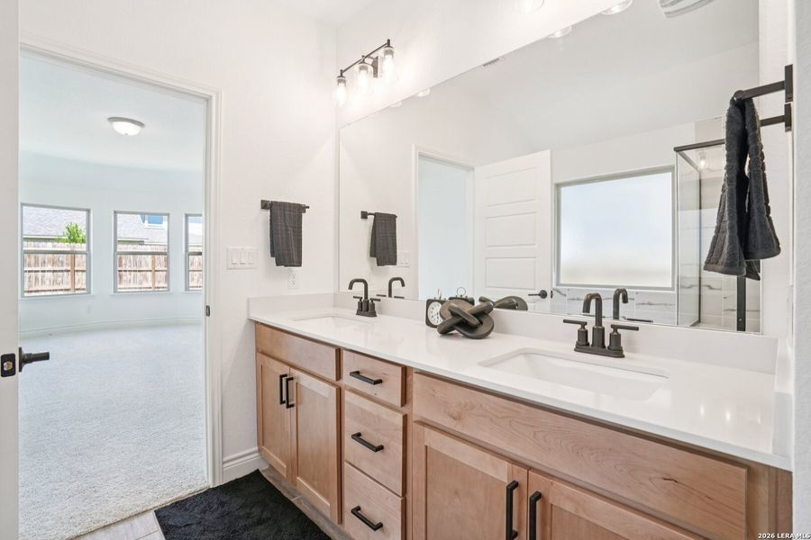 Furnished interior view inside a new home in , New Braunfels (Image 7).