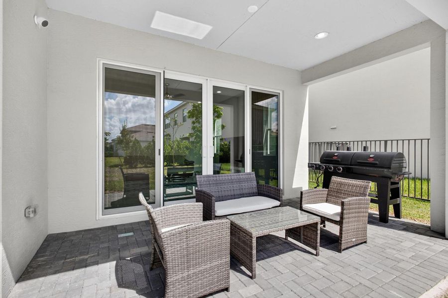 Furnished interior view inside a new home in , The Acreage (Image 58).