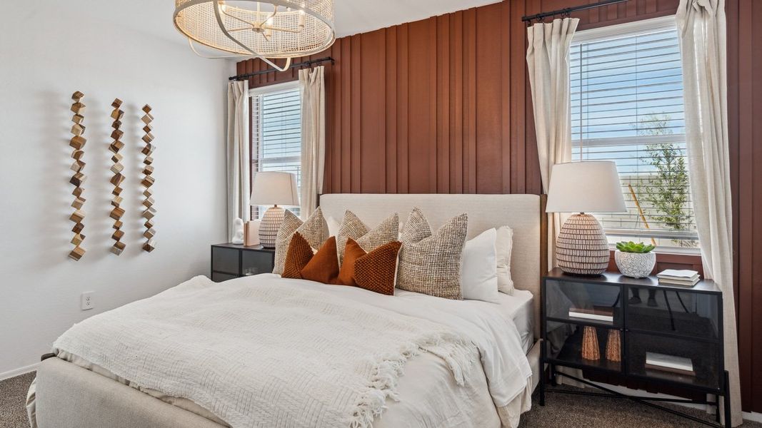 Furnished interior view inside a new home in Elena Trails, Maricopa (Image 15). Furnished interior view inside a new home in Elena Trails, Maricopa (Image 15).