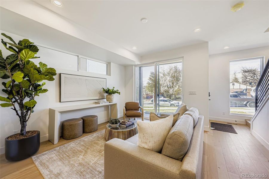 Furnished interior view inside a new home in , Denver (Image 17).