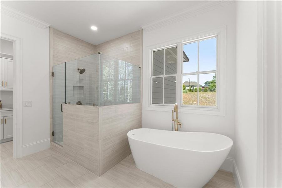 Furnished interior view inside a new home in Woodford, Acworth (Image 16).