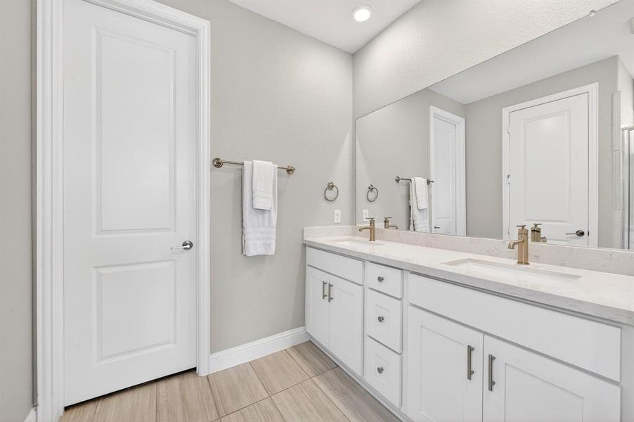 Furnished interior view inside a new home in South Oak, Lakewood Village (Image 15).