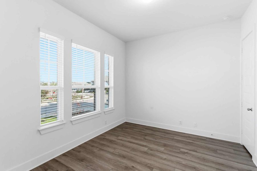 Spacious, unfurnished interior of a new home in Buffalo Crossing, Cibolo (Image 30). Spacious, unfurnished interior of a new home in Buffalo Crossing, Cibolo (Image 30).
