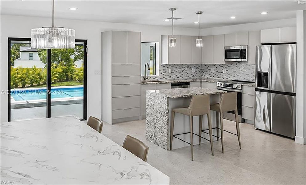 Furnished interior view inside a new home in , Cape Coral (Image 20). Furnished interior view inside a new home in , Cape Coral (Image 20).