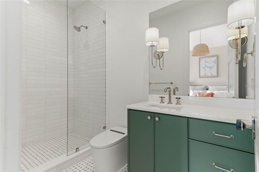 Furnished interior view inside a new home in , Winter Park (Image 53).