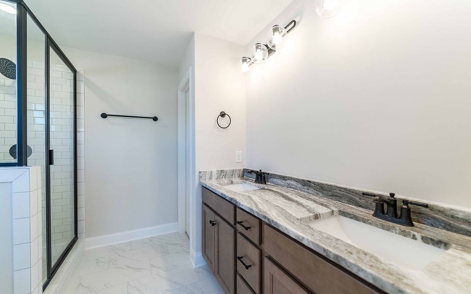 Furnished interior view inside a new home in The Retreat at Norman Farm, Hendersonville (Image 8).