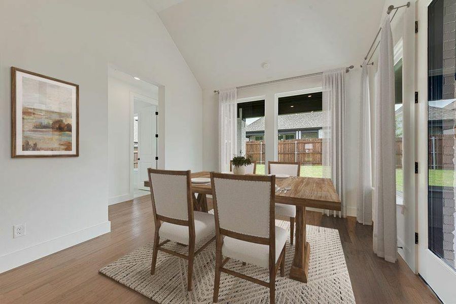 Furnished interior view inside a new home in Tavolo Park, Fort Worth (Image 15).