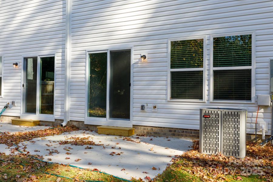 Exterior details and patio area of a home in , Charlotte (Image 3).