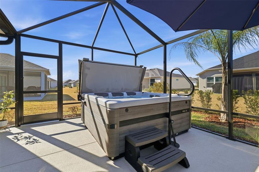 Exterior details and patio area of a home in , The Villages (Image 3). Exterior details and patio area of a home in , The Villages (Image 3).