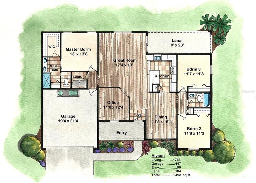 2D floor plan layout of this home in , Dunnellon, FL (Image 5). 2D floor plan layout of this home in , Dunnellon, FL (Image 5).