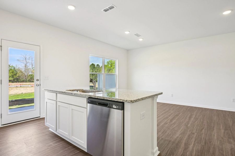 Furnished interior view inside a new home in Towns at The Point, Rolesville (Image 8).