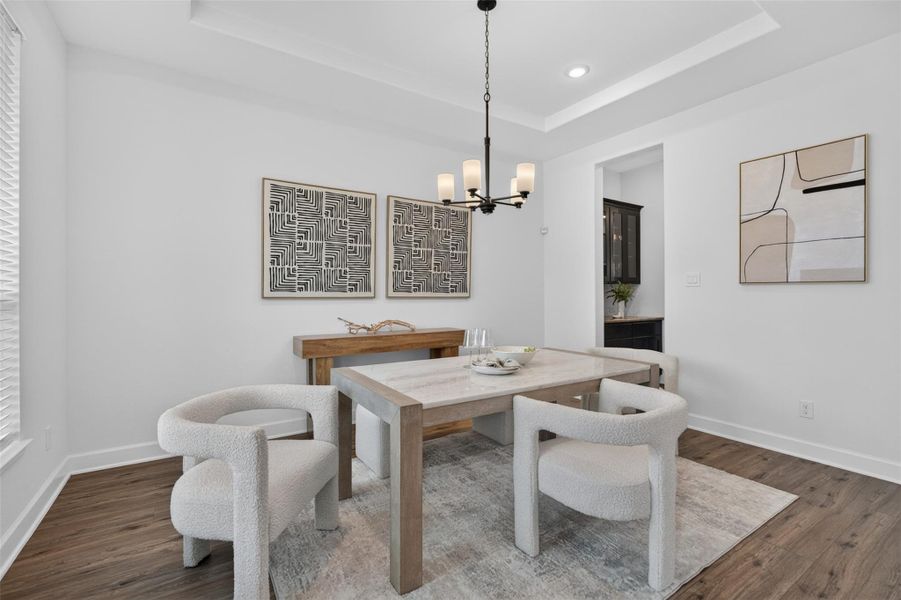 Furnished interior view inside a new home in , Missouri City (Image 18).