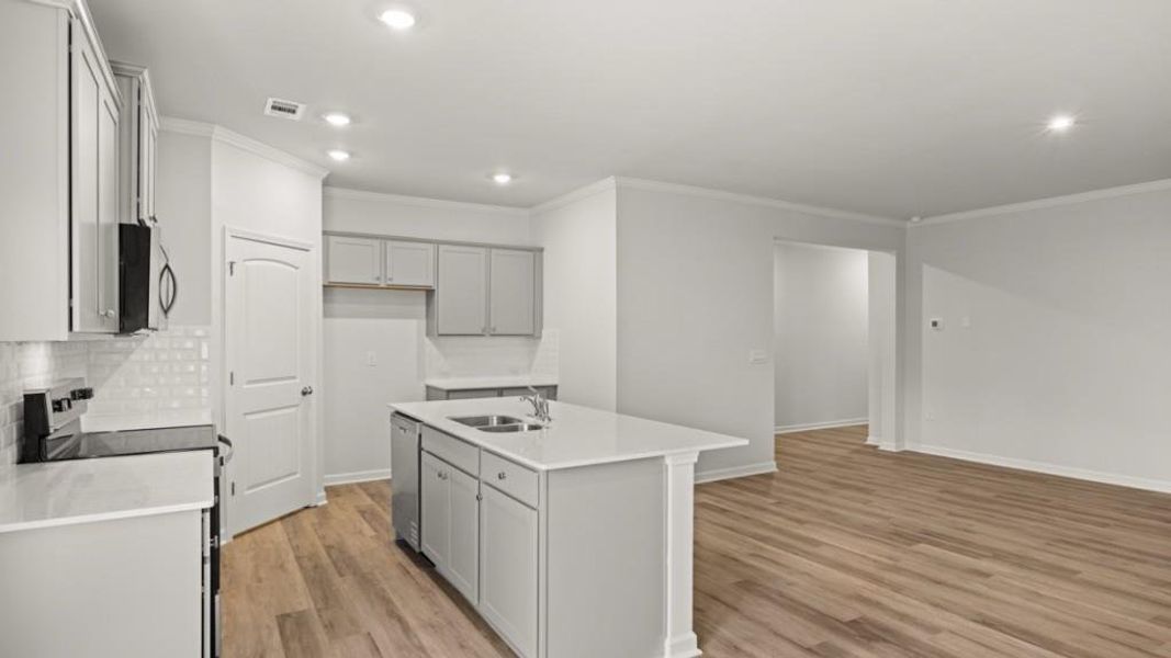 Furnished interior view inside a new home in Hughes Court, Dawsonville (Image 4).