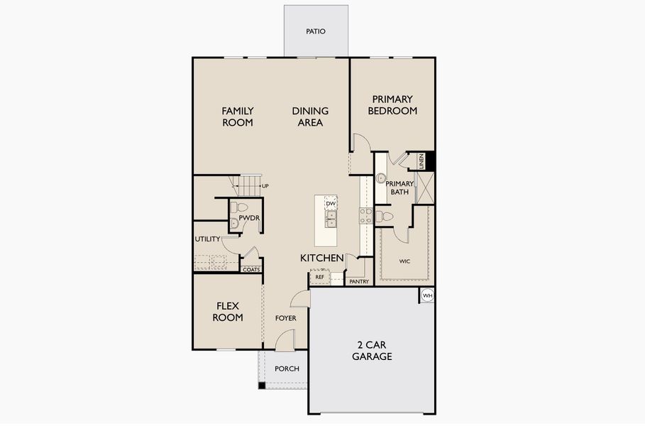 2D floor plan layout for the Sagan by Starlight Homes in Ashland, Angleton, TX (Image 3). 2D floor plan layout for the Sagan by Starlight Homes in Ashland, Angleton, TX (Image 3).
