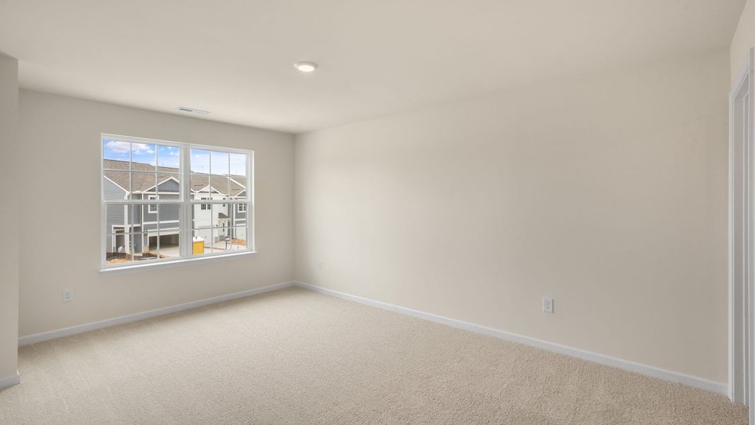Spacious, unfurnished interior of a new home in Clock Road Townhomes, New Bern (Image 21). Spacious, unfurnished interior of a new home in Clock Road Townhomes, New Bern (Image 21).