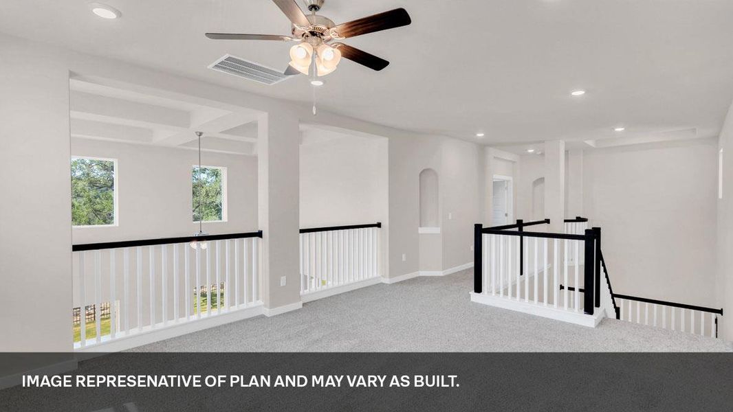 Spacious, unfurnished interior of a new home in Rosenbusch Ranch, Leander (Image 24). Spacious, unfurnished interior of a new home in Rosenbusch Ranch, Leander (Image 24).