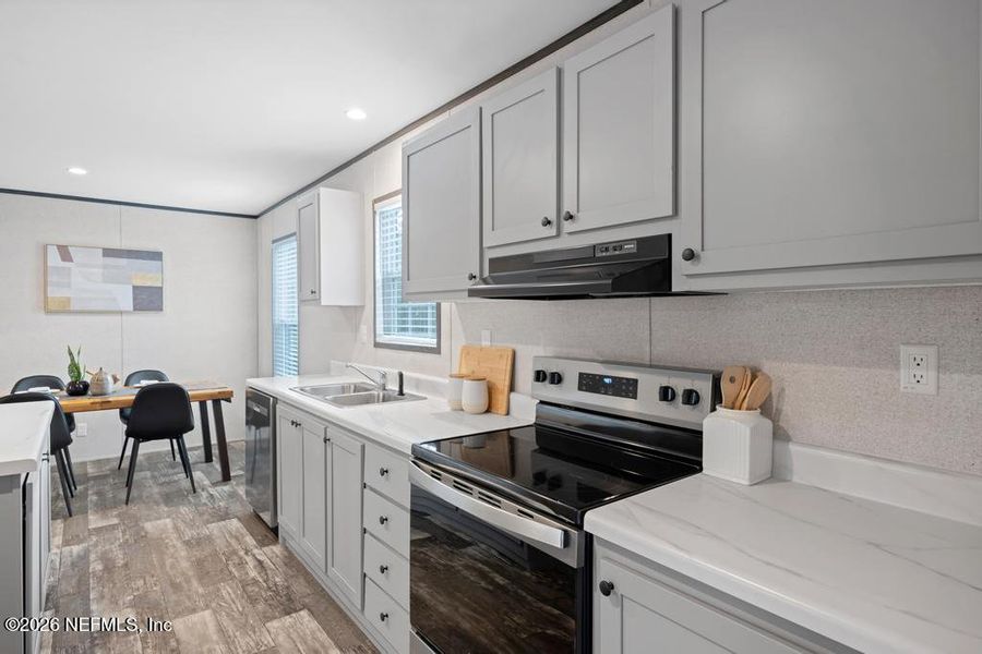 Furnished interior view inside a new home in , Hastings (Image 16).