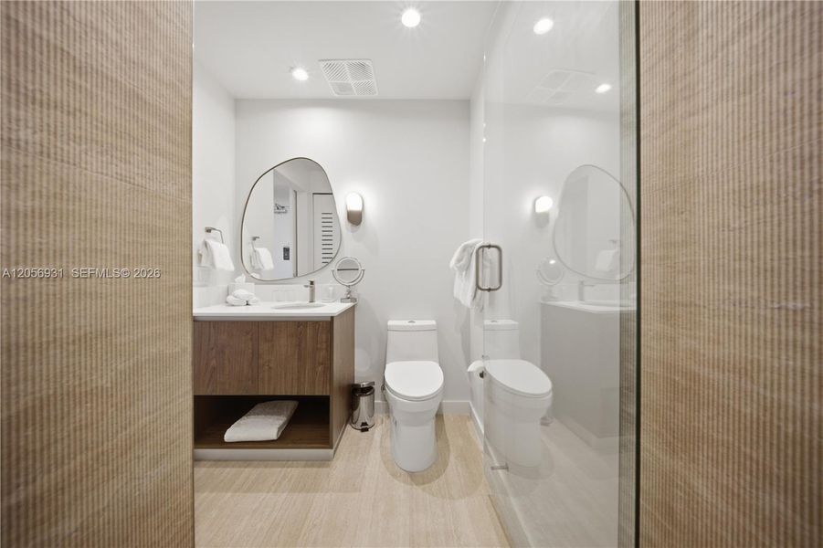 Furnished interior view inside a new home in , Miami (Image 7).