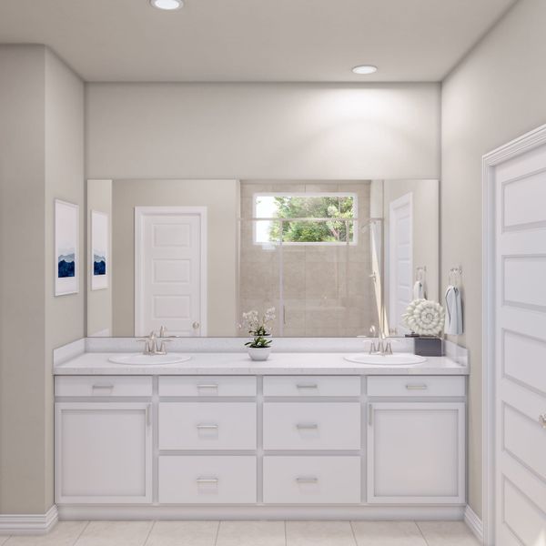 Furnished interior view inside a new home in Mason Woods, Cypress (Image 7). Furnished interior view inside a new home in Mason Woods, Cypress (Image 7).