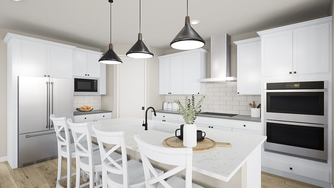 Representative furnished interior of a home built from the Sage Plan 4003 by Tri Pointe Homes in Waterston Central, Gilbert (Image 3). Representative furnished interior of a home built from the Sage Plan 4003 by Tri Pointe Homes in Waterston Central, Gilbert (Image 3).