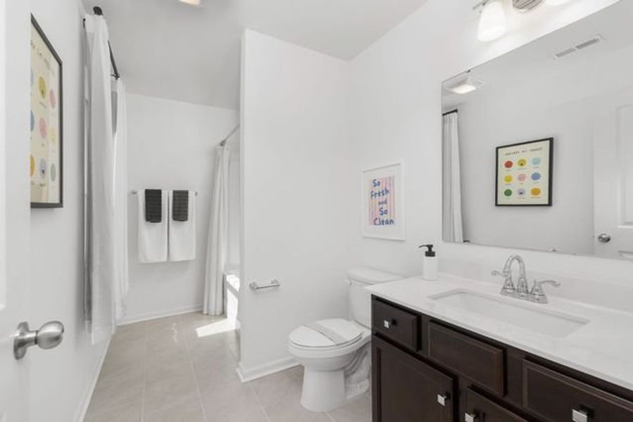 Representative furnished interior of a home built from the Alder by True Homes in Shay Crossing, Salisbury (Image 21).
