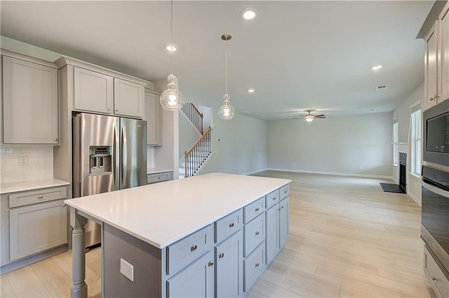 Furnished interior view inside a new home in Hamilton Lakes, Lawrenceville (Image 7). Furnished interior view inside a new home in Hamilton Lakes, Lawrenceville (Image 7).