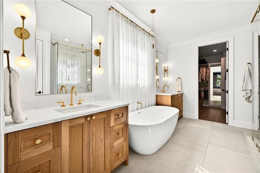 Furnished interior view inside a new home in , Atlanta (Image 5).