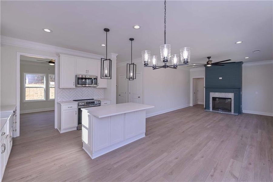 Furnished interior view inside a new home in , Buchanan (Image 10).