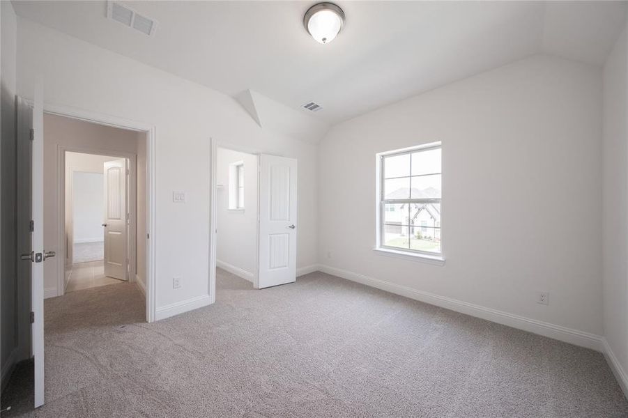 Spacious, unfurnished interior of a new home in Valencia on the Lake: Valencia 50s, Little Elm (Image 23). Spacious, unfurnished interior of a new home in Valencia on the Lake: Valencia 50s, Little Elm (Image 23).